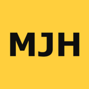 mjh logo - basic, the letters mjs